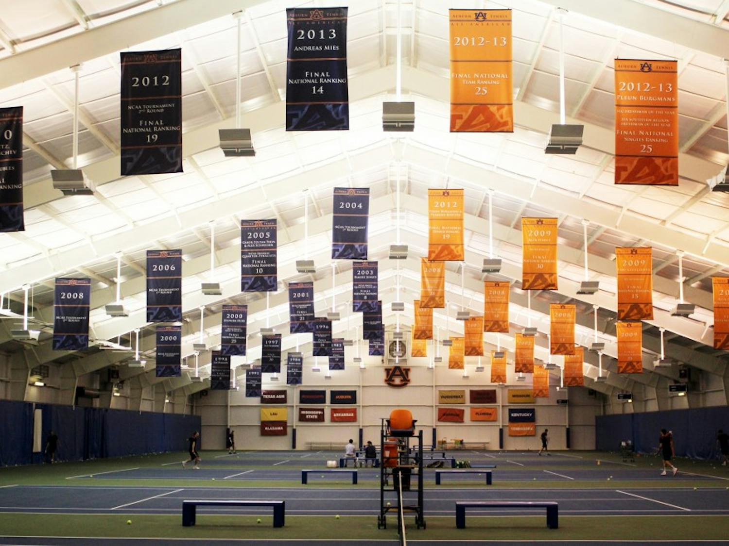Auburn’s Yarbrough Tennis Center is the Professional Tennis Registry’s 2015 Public Tennis Facility of the Year. (Amelia Johannes | Photographer) 