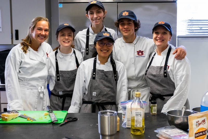 The culinary fundamentals class is an extension of Auburn's hospitality management program.
