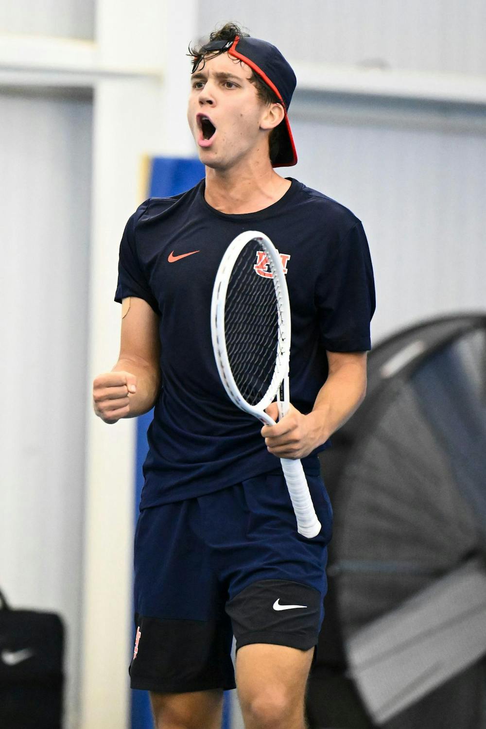 <p>AUBURN, AL - FEBRUARY 21 - Auburn’s Manel Lazaro during the game between the #24 Auburn Tigers and the #15 Florida Gators at Yarbrough Tennis Center in Auburn, AL on Saturday, Feb. 21, 2026. Photo by Estela Munoz/Auburn Tigers</p>