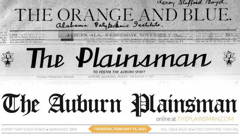 Members of this past year's management staff say goodbye to their time at The Auburn Plainsman.