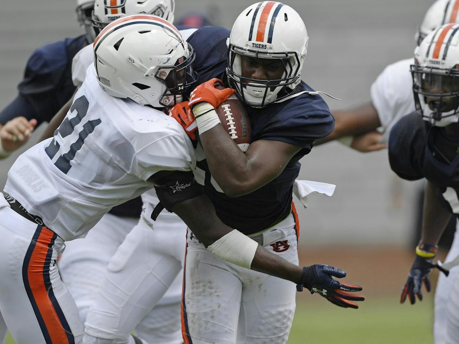 Auburn football scrimmage