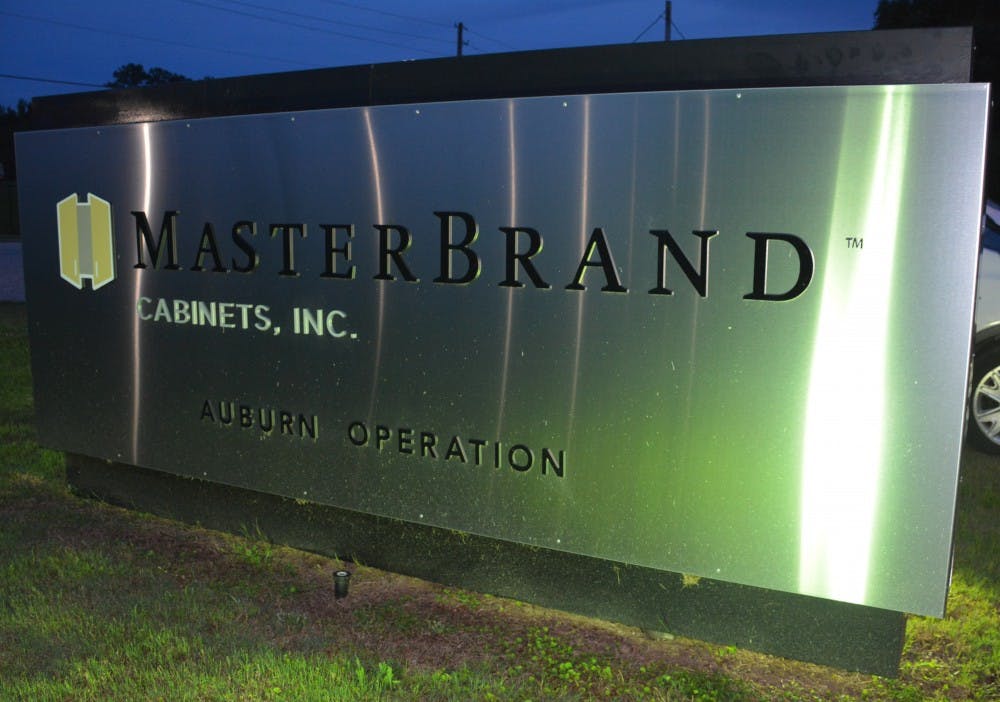 MasterBrand sign The Auburn Plainsman