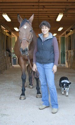 Dena Little founded Storybook Farm, which serves children with disabilities through equine therapy. (Emily Adams / PHOTO EDITOR)