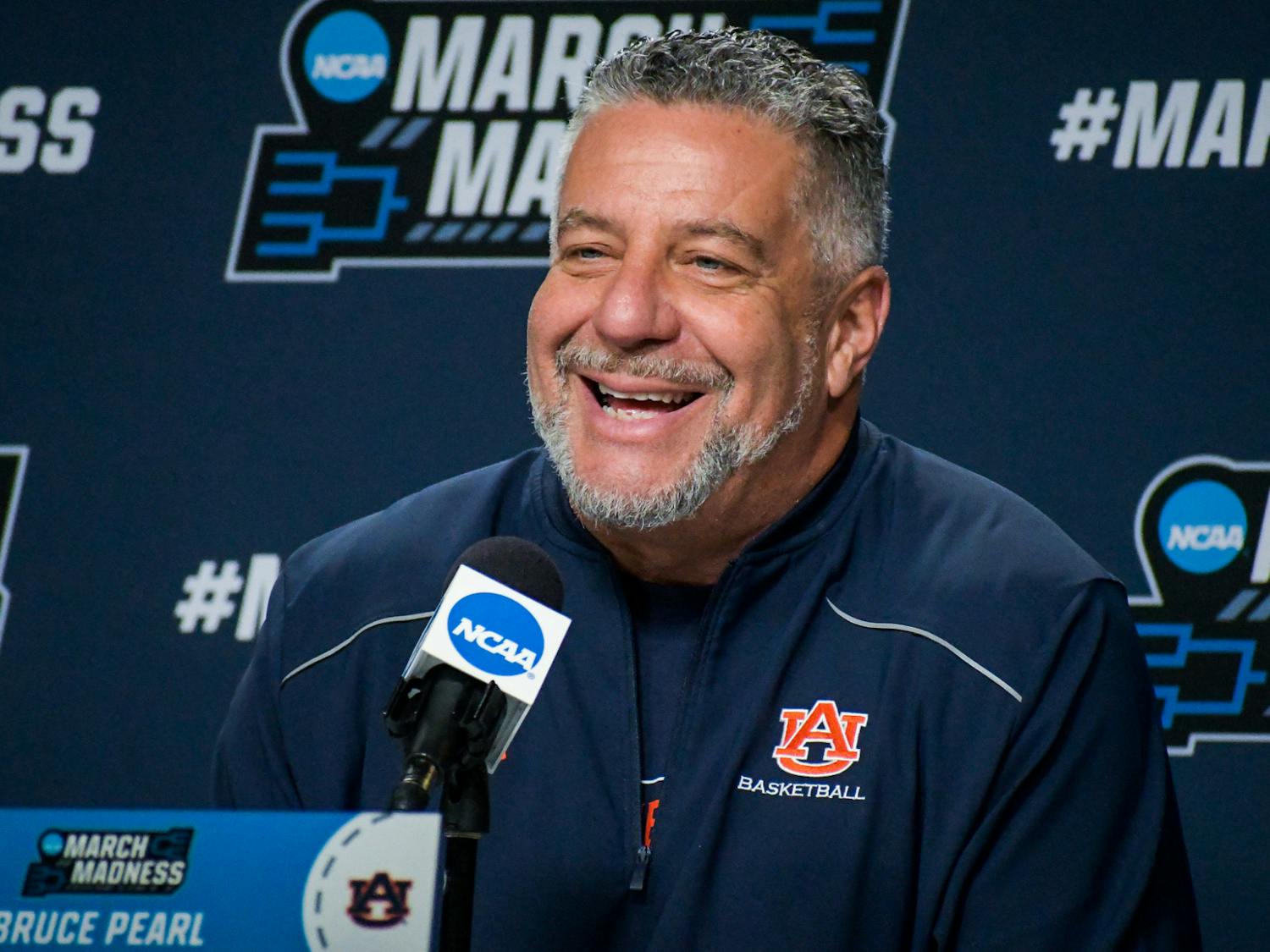 Bruce Pearl MBB NCAA T second-round presser smile