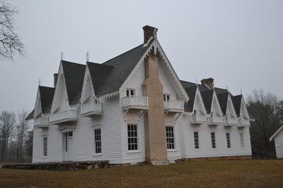 The Spring Villa Mansion is located in Spring Villa Park on 1474 Lee Road in Opelika. The house was built in 1880. (Raye May / PHOTO EDITOR)