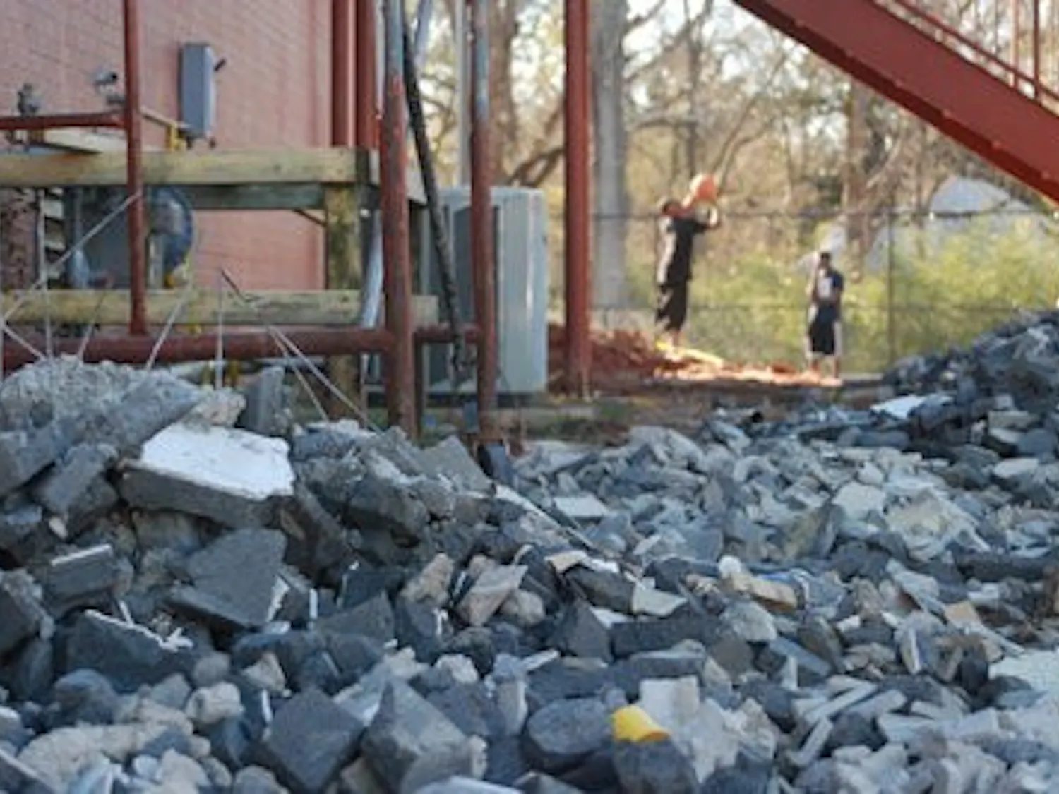 Frank Brown rubble