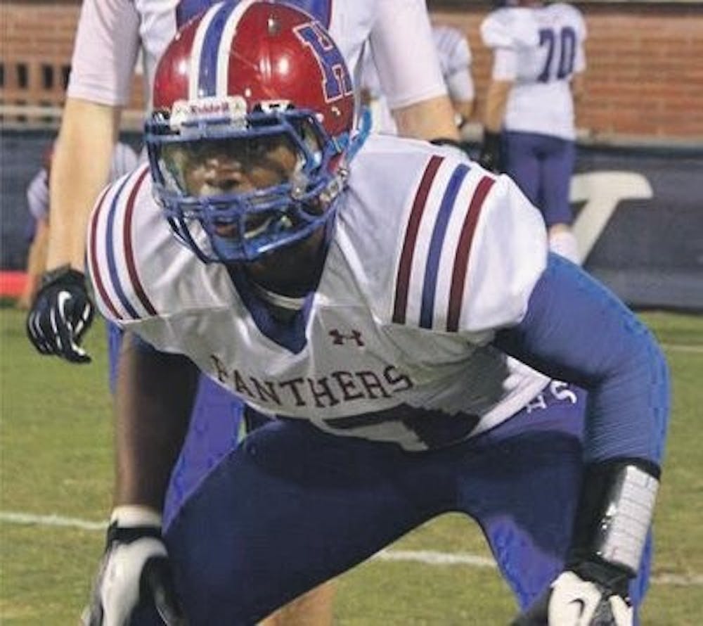 Huntsville High School linebacker Cameron Toney is one of few recruits to reiterate his commitment to Auburn after the firing of Gene Chizik Sunday, Nov. 25. (Contributed)