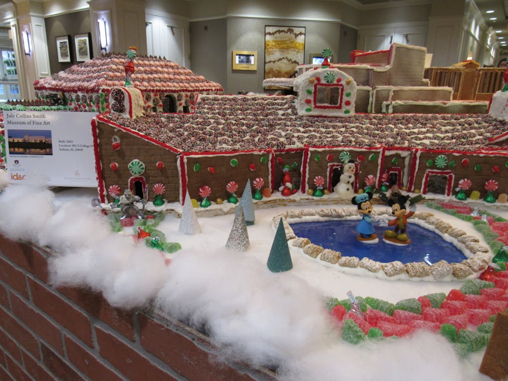<p>The Auburn Hotel gingerbread village is open to the public for viewing during the holiday season.</p>