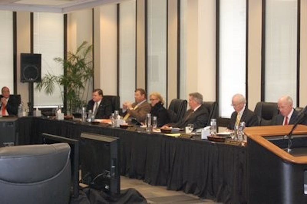 The Board of Trustees met Friday, Feb. 1 to make decisions regarding new master's certificates and airport regulations. (Lance Davis / SPORTS WRITER)
