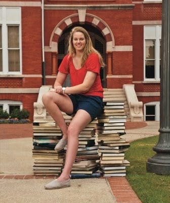 Senior Blanche Alverson was named SEC Scholar-Athlete of the Year, Miss Homecoming and
was named as a member of the Allstate WBCA Good Works Team. (Courtesy of Todd Van Emst / AUBURN ATHLETICS PHOTOGRAPHER)