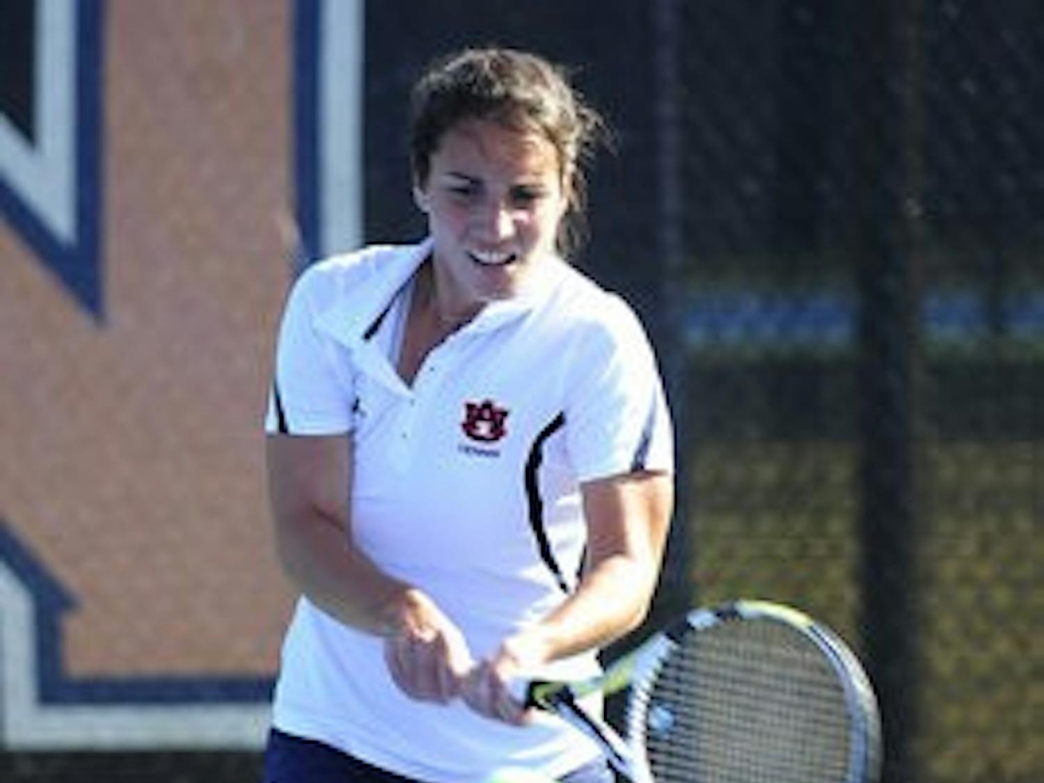 Plamena Kurteva moved from Bulgaria to Spain at age 14 and moved again to Auburn to play tennis. (Contributed by Media Relations)