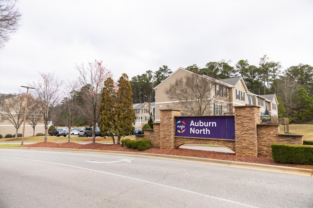 <p>The Shelton Mill entrance to Yugo Auburn North on March 5, 2026.</p>