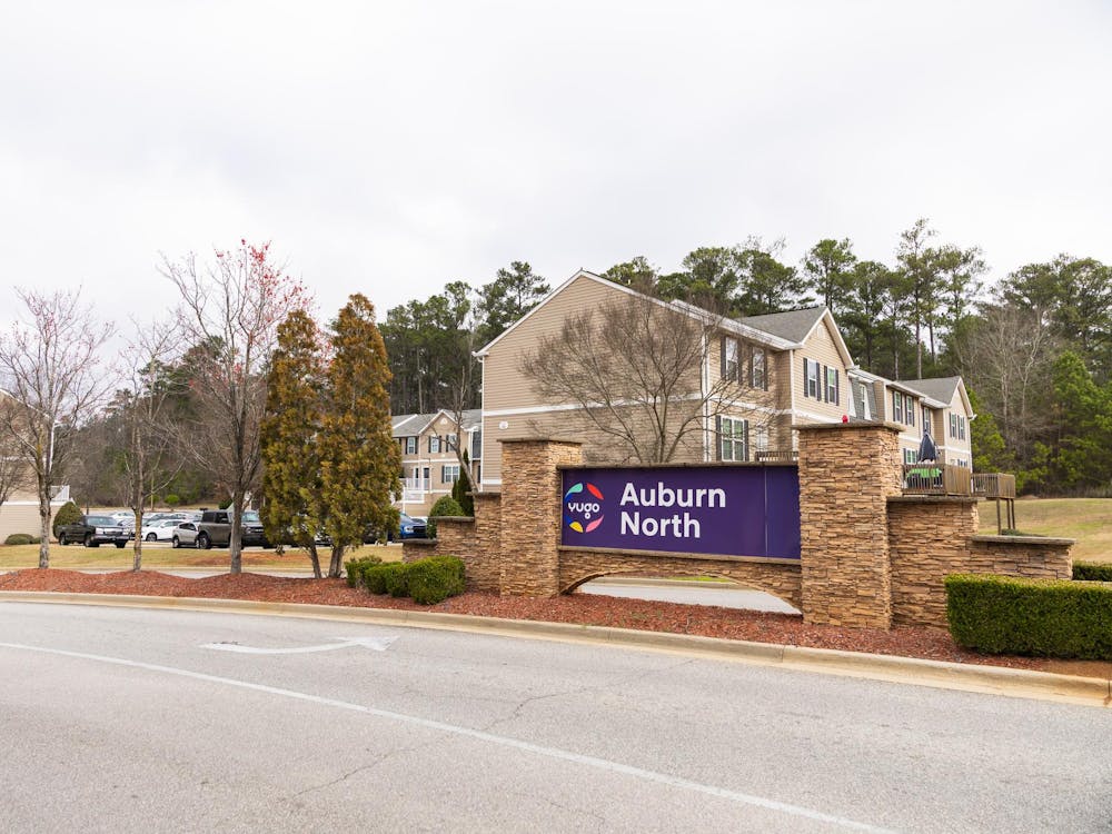 The Shelton Mill entrance to Yugo Auburn North on March 5, 2026.