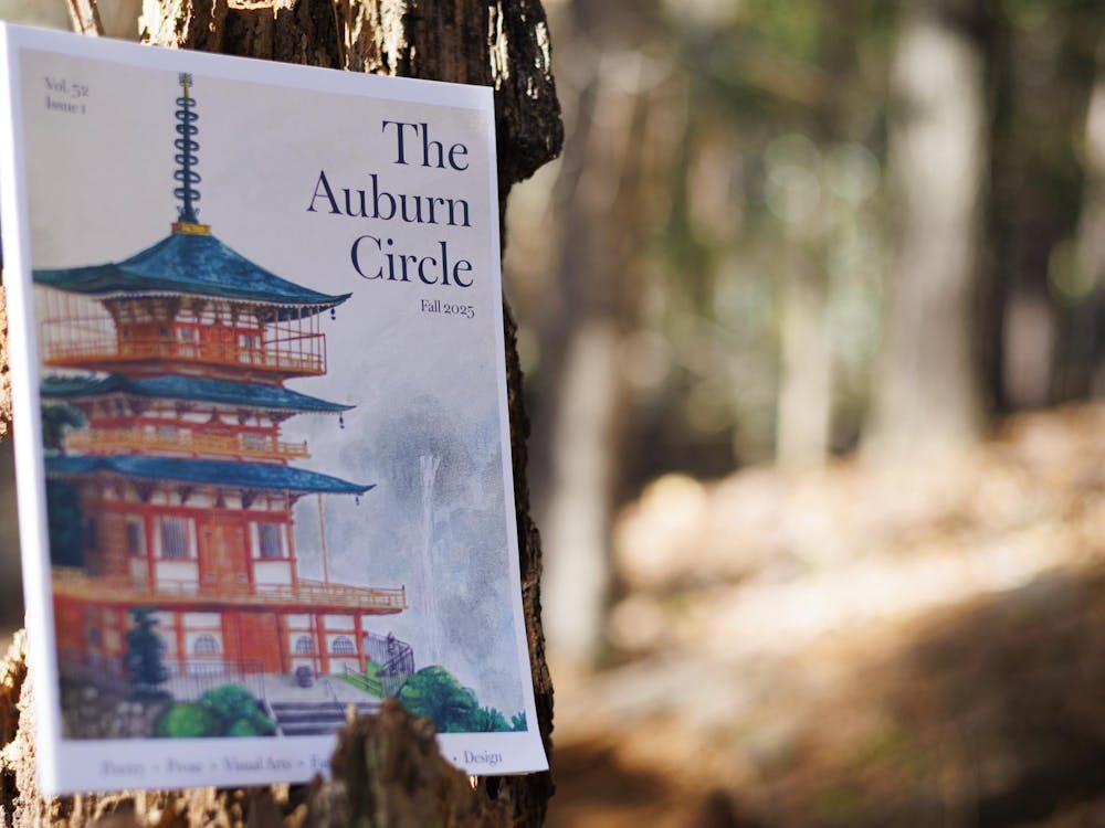 Image of the fall 2025 Auburn Circle print.