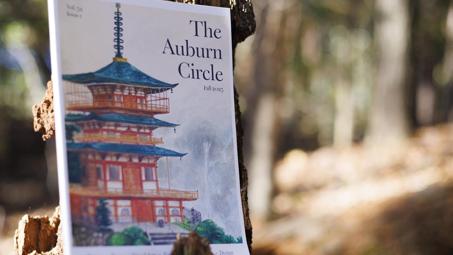 Image of the fall 2025 Auburn Circle print.