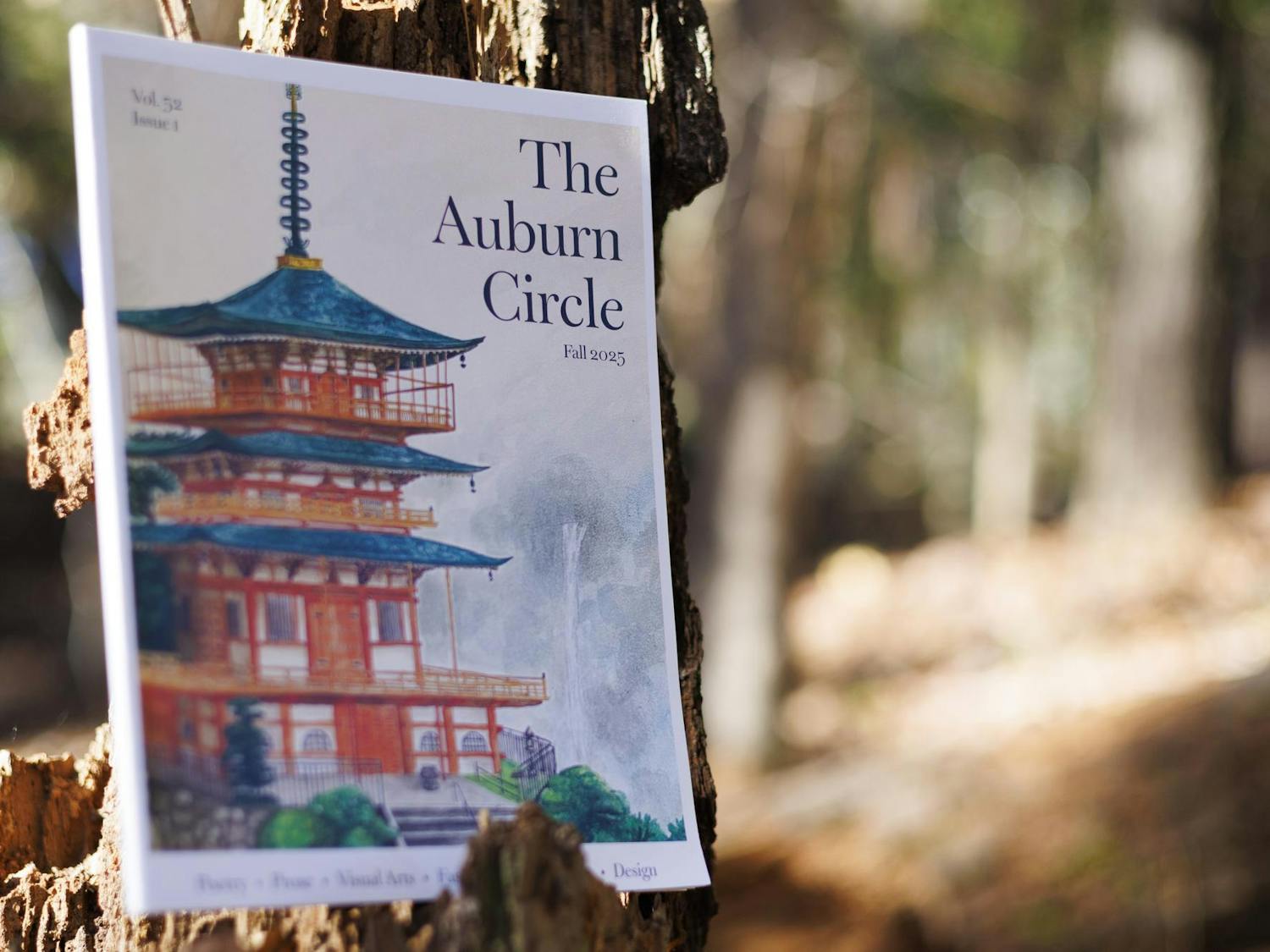 Image of the fall 2025 Auburn Circle print.