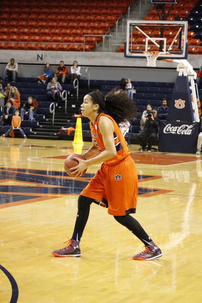 Freshman #15 Jazmine Jones. Auburn vs. LSU at Auburn, AL. Ellen Jackson | Photographer