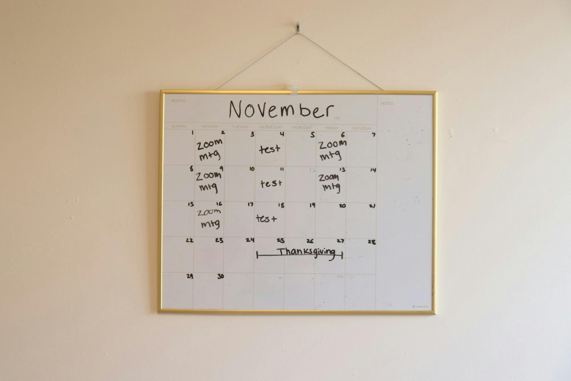 Keeping a Schedule with Online Classes