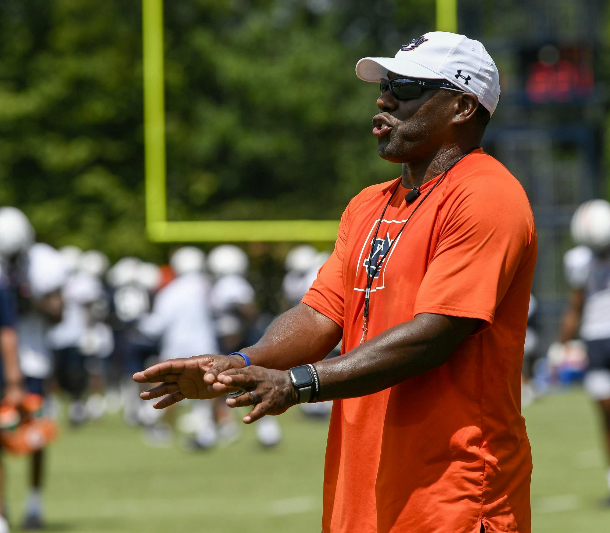 AU FB Fall Camp day 2