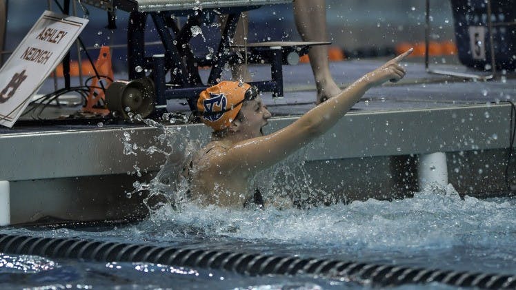 Ashley Neidigh
Auburn swimming vs Texas on Thursday, Jan. 12, 2017 in Auburn, Ala. 
Photo by Wade Rackley/Auburn Athletics 
