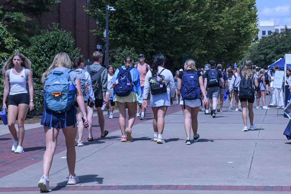 Students walk along the Haley Concourse, Wednesday, Sept. 18.
