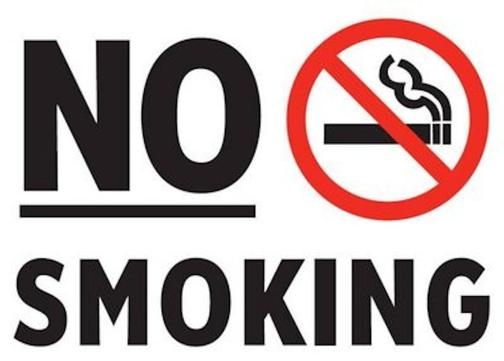 Some students are critical of the new smoking policy because if students are caught smoking on campus, the only consequence is a verbal nudge in the right direction.