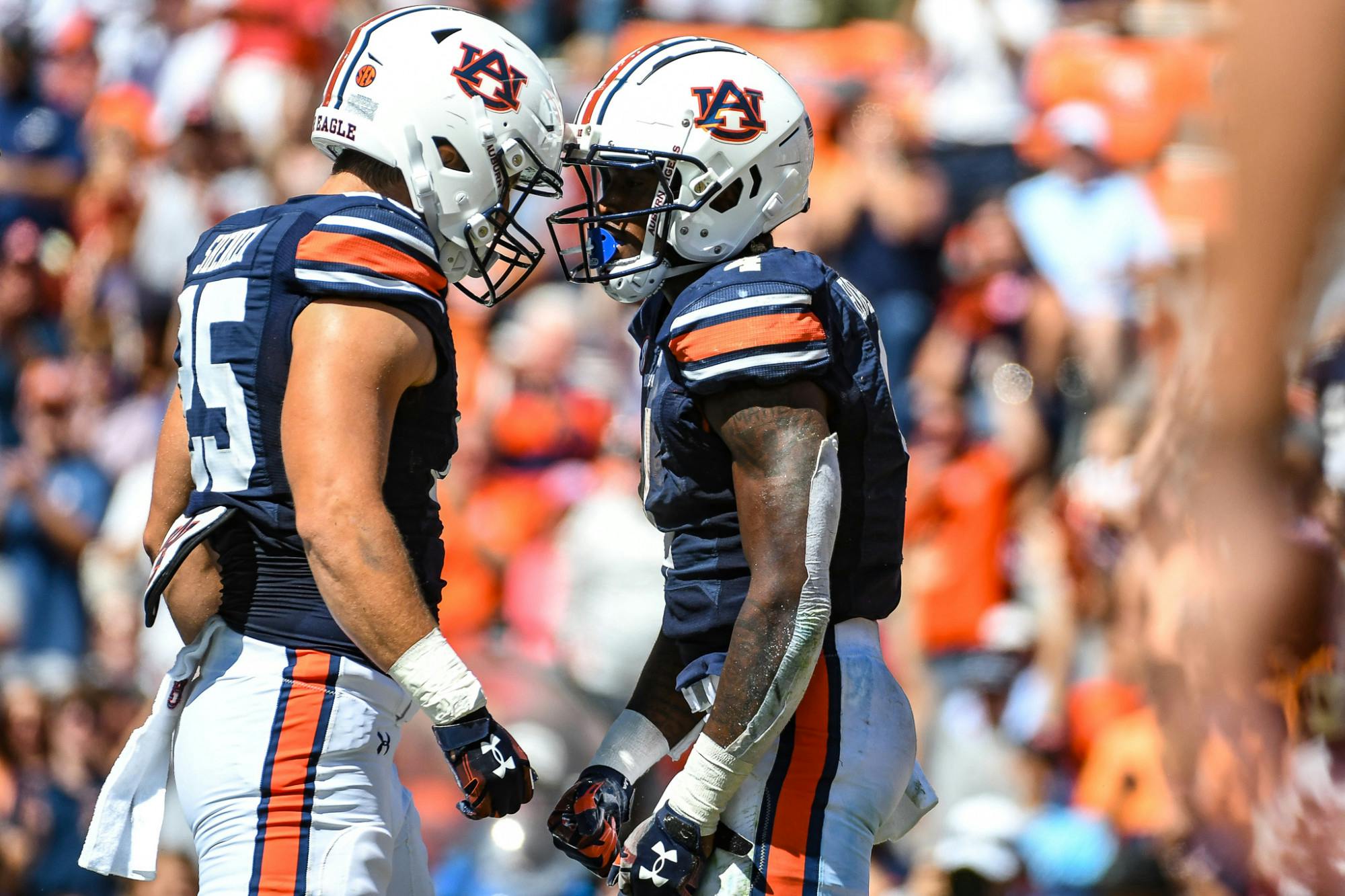 Auburn helmets vs. Missouri