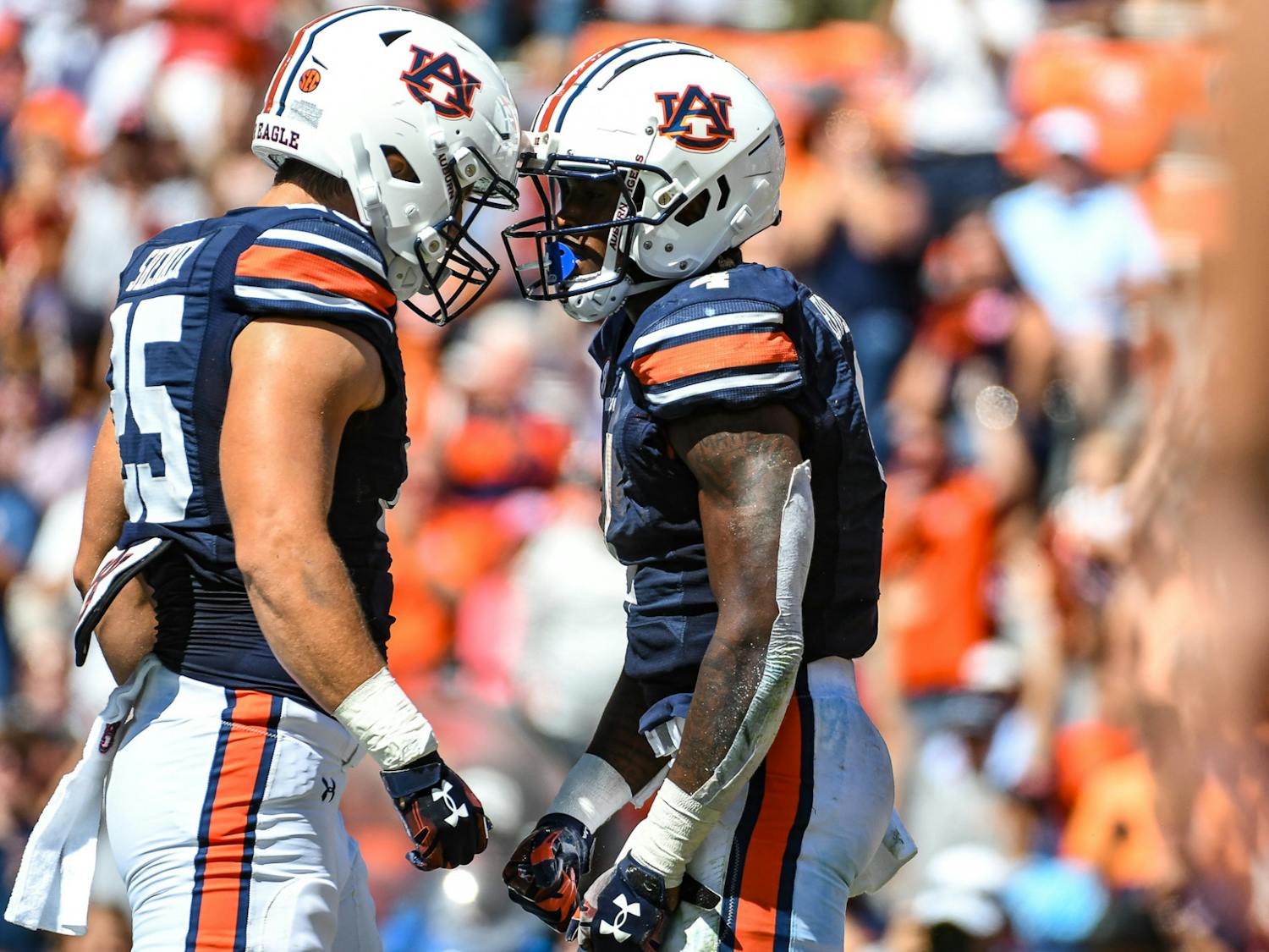 Auburn helmets vs. Missouri