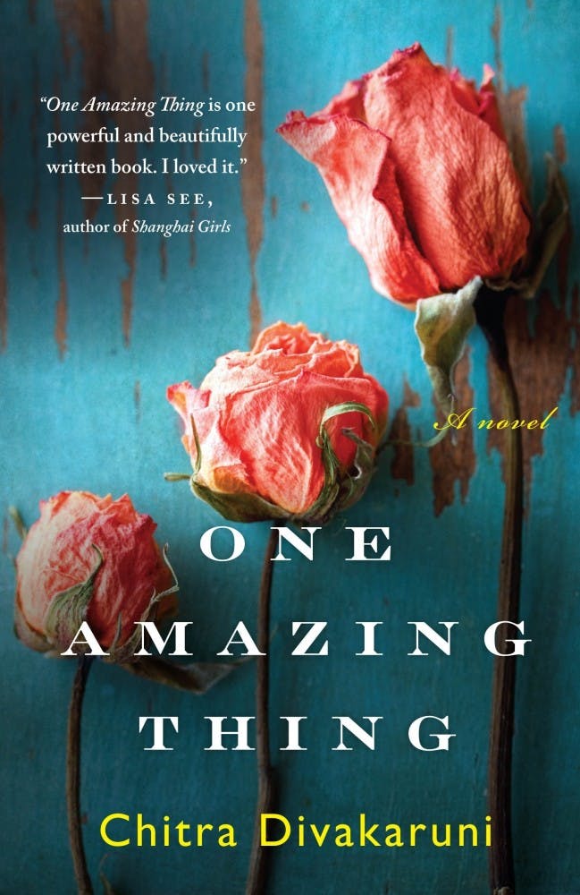 Cover of the 2018 common book "One Amazing Thing." Contributed by the Auburn Common Book Program.&nbsp;