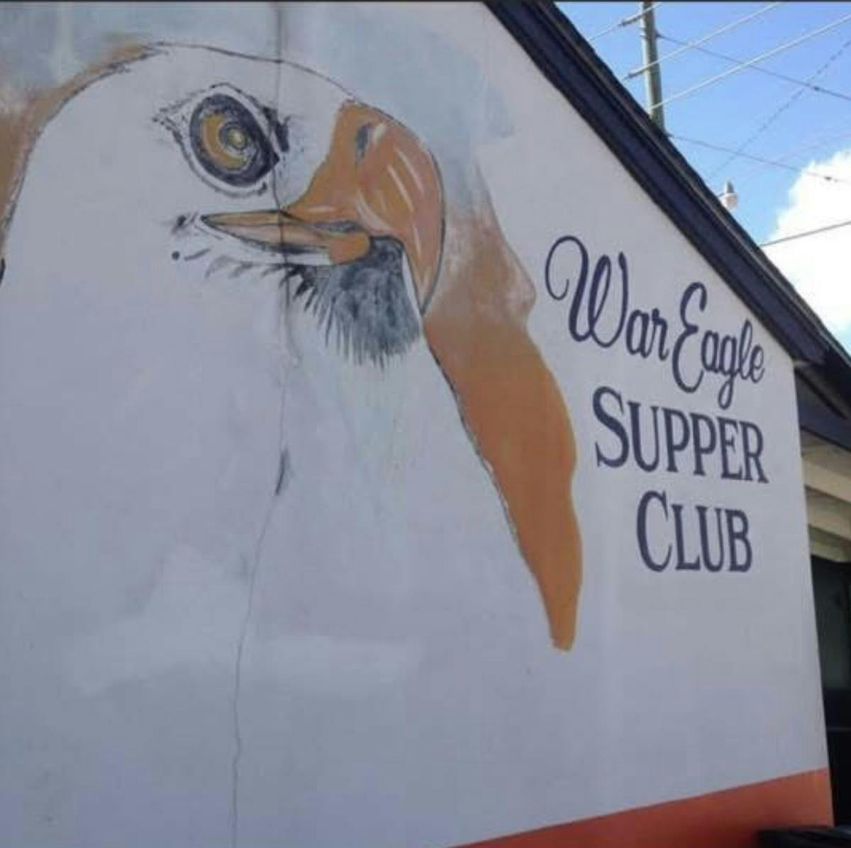 Outside of War Eagle Supper Club. Contributed by John Brandt.