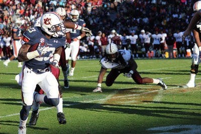 Onterio McCaleb moves the chains during Auburn's 51-7 victory over Alabama A&M. (Emily Morris / ASSISTANT PHOTO EDITOR)