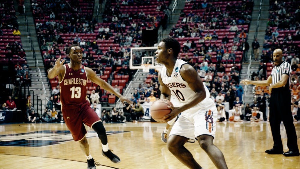Davion Mitchell (10)&nbsp;during Auburn vs. College of Charleston on March 16, 2018 in San Diego, Calif.