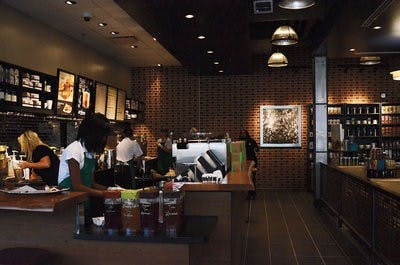 Starbucks Lowder Lounge Harbert Hall 2014