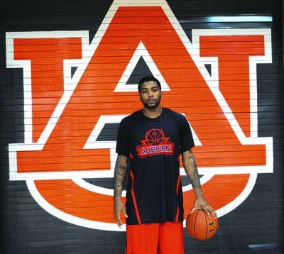 Varez Ward transferred from Texas last season to be closer to his mother. Ward suffered a season-ending injury his sophomore year at Texas and was redshirted last season at Auburn. (Christen Harned / ASSISTANT PHOTO EDITOR)