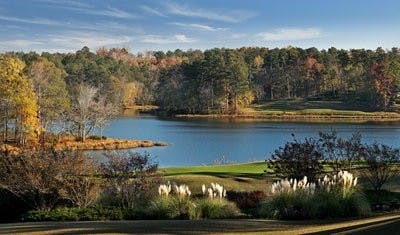 The holes on the lake at the Grand National golf course are said to be some of the best views in the nation. (Courtesy of Michael Clemmer)