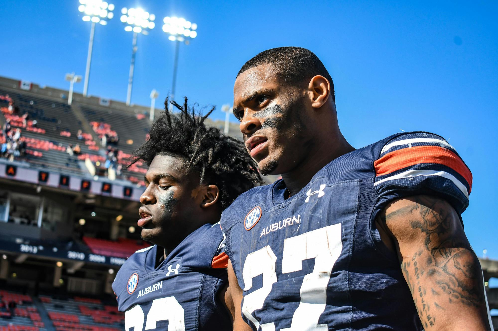 Auburn vs. Arkansas Jarquez Hunter postgame