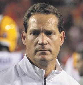 Head football coach Gene Chizik's mother passed away Monday morning at age 87. (Rebecca Croomes / PHOTO EDITOR)