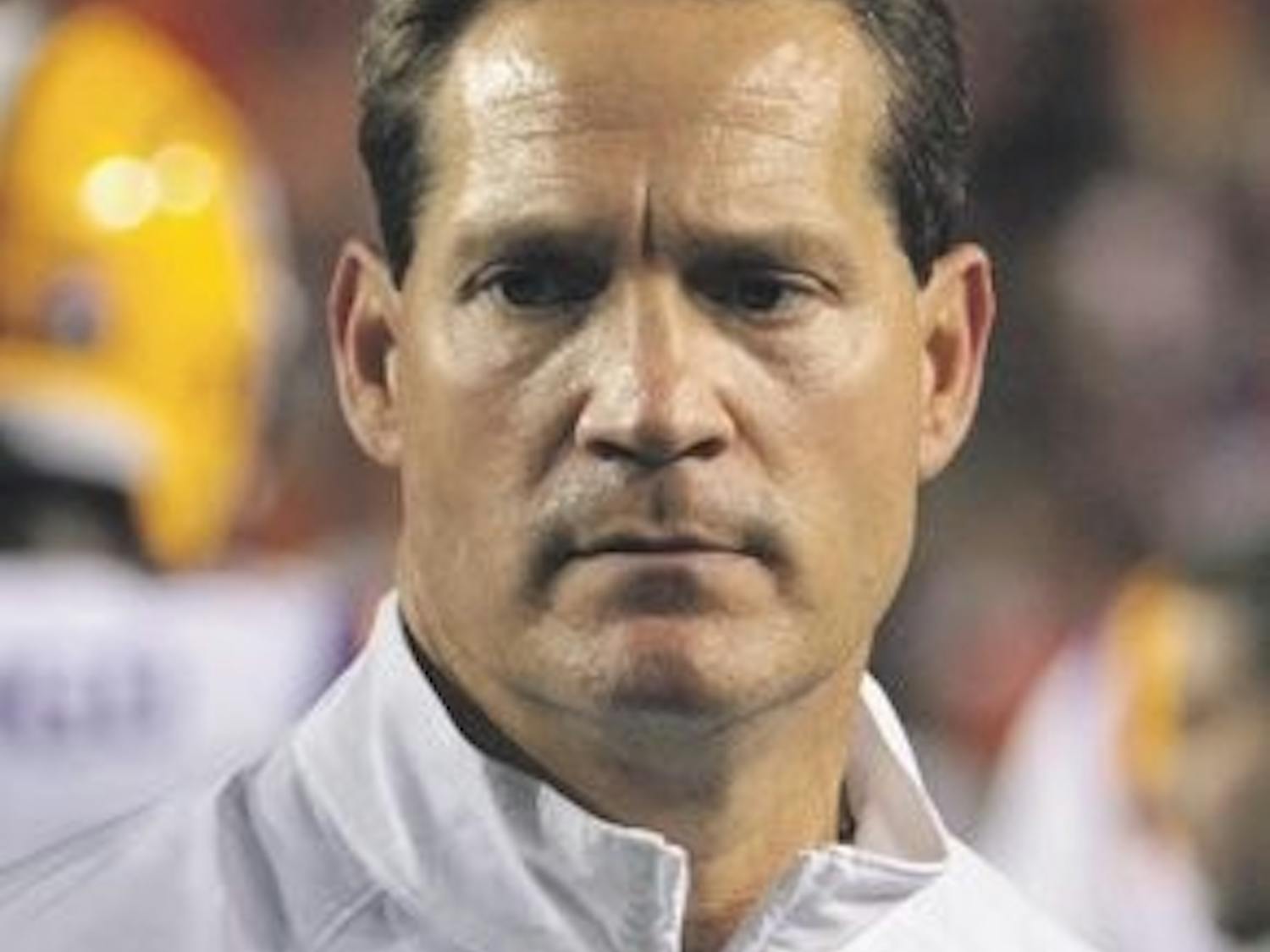 Head football coach Gene Chizik's mother passed away Monday morning at age 87. (Rebecca Croomes / PHOTO EDITOR)