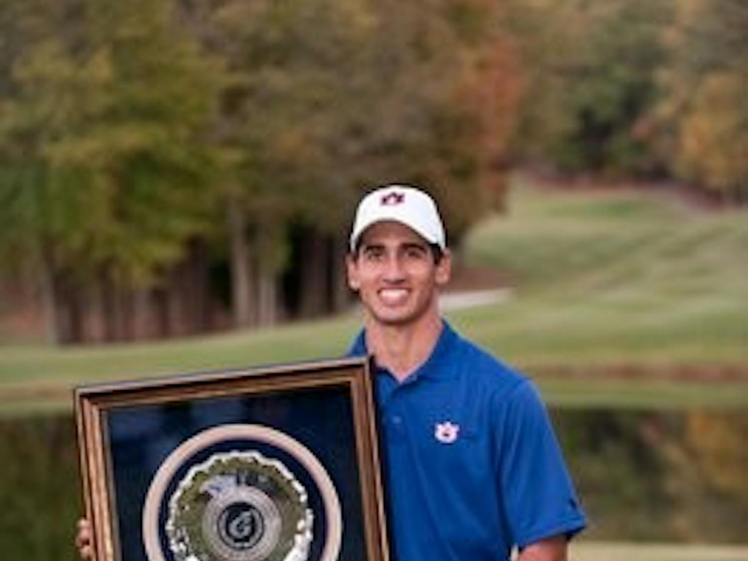 Junior Dominic Bozzelli poses with his trophy. (CONTRIBUTED)