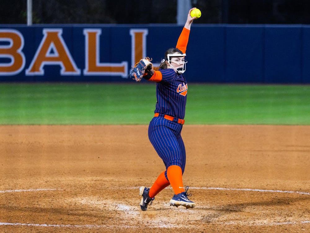 Abby Herndon pitches vs Bradley on Feb. 14, 2026.