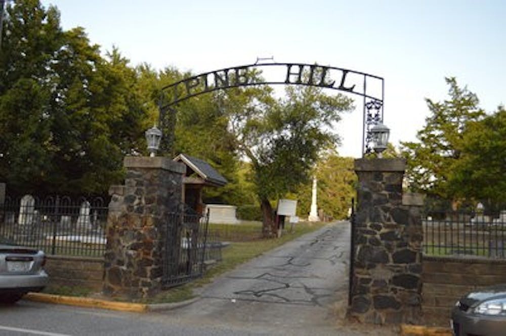 Pine Hill Cemetery, the oldest cemetery in Auburn, is located on Armstrong Street.
