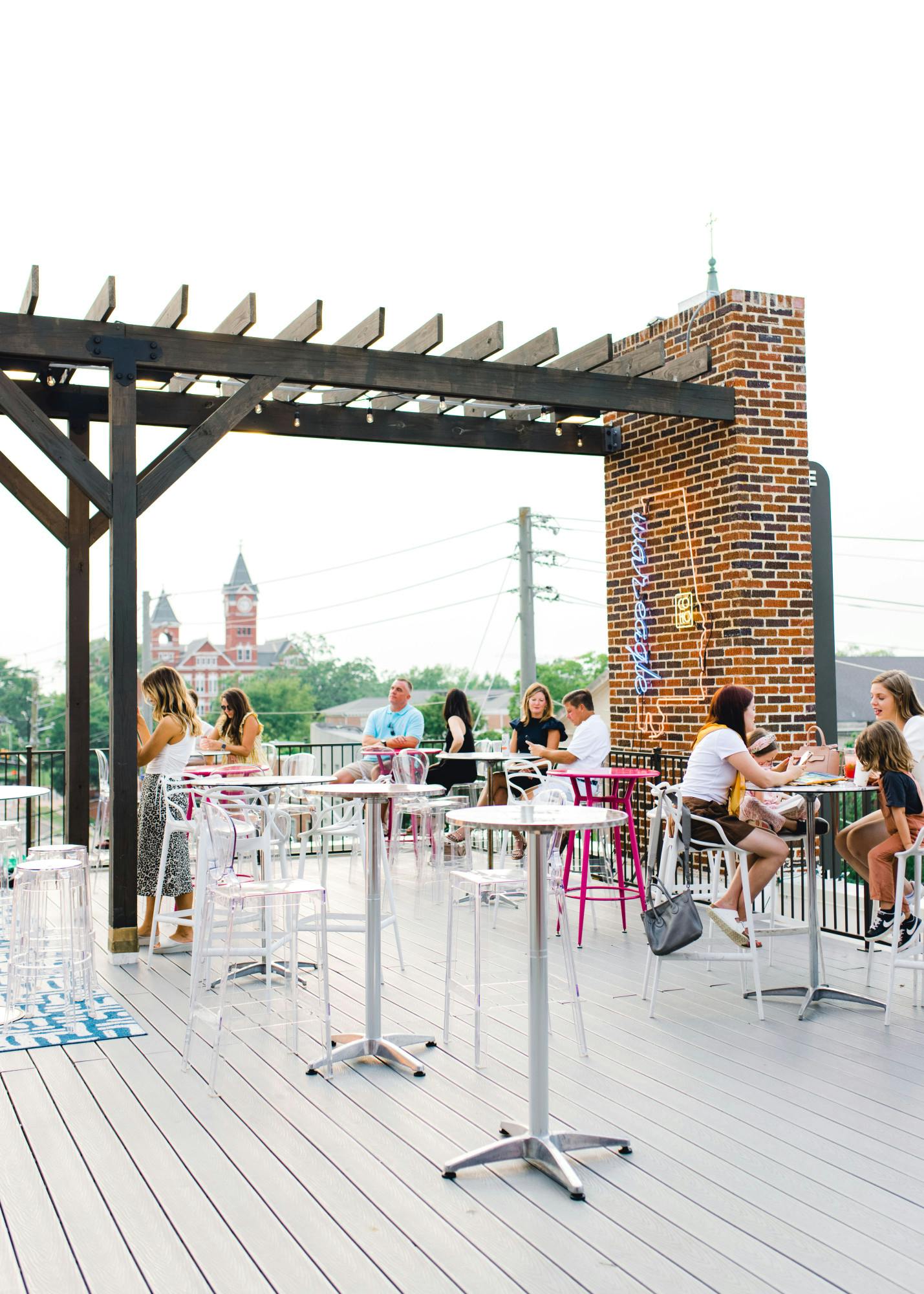 Rooftop at collegiate