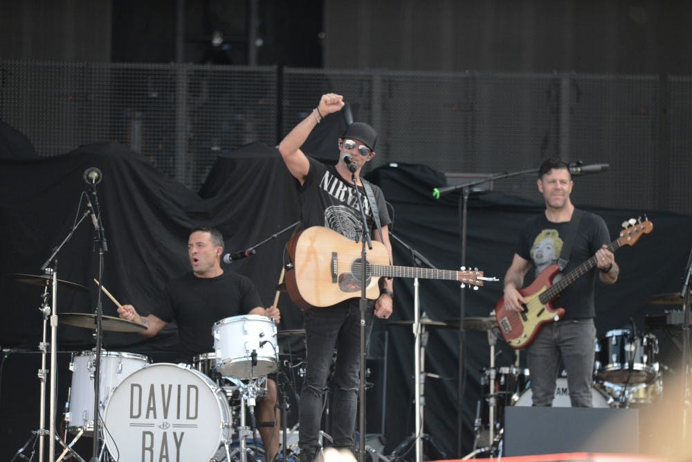David Ray performs at Music and Miracles Superfest on Saturday, April 22, 2017 at Jordan-Hare Stadium in Auburn, Ala.