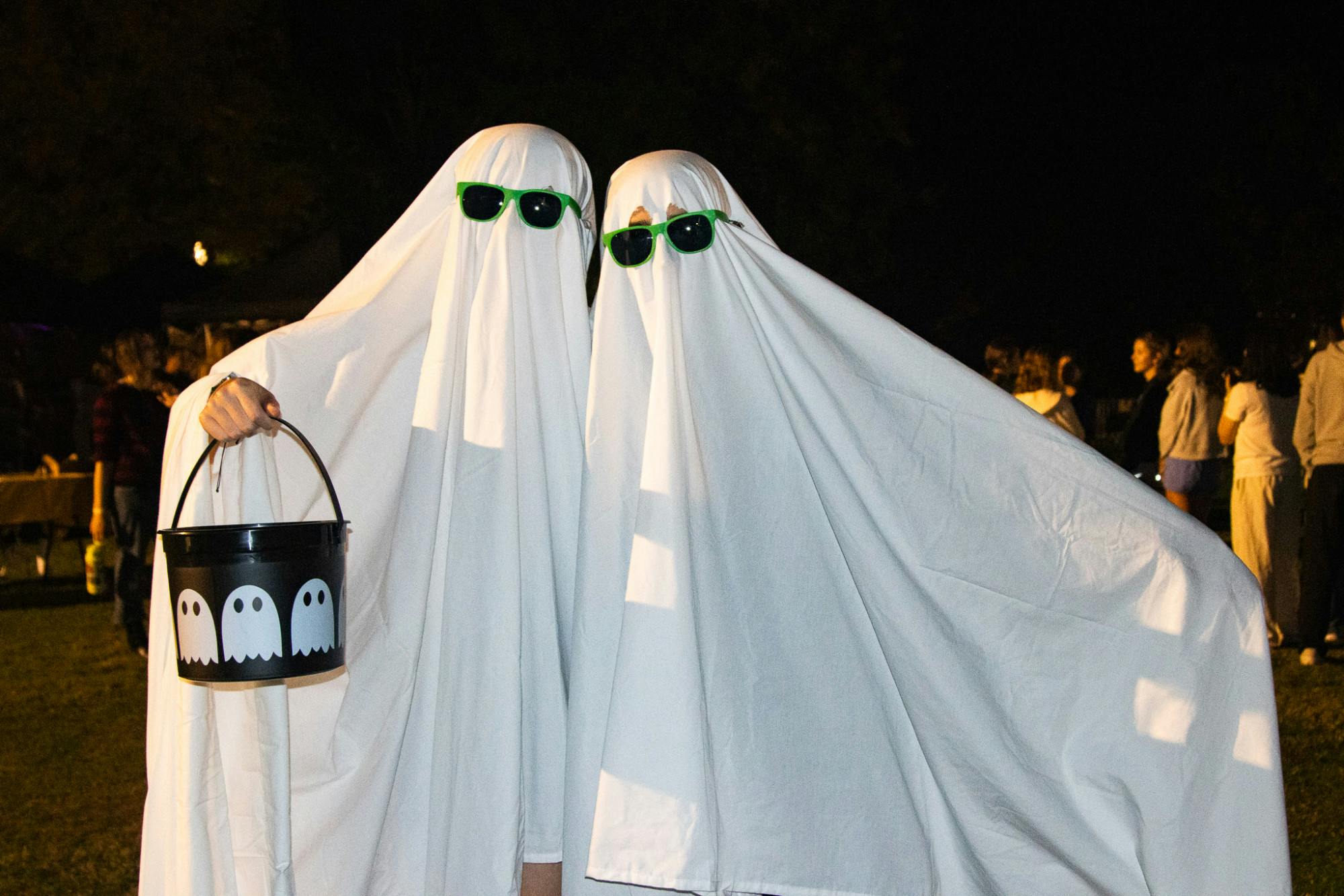 Auburn students dress in costumes for a contest at UPC's Haunting on the Plains event.