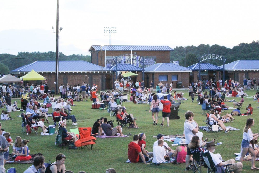 Members of the Auburn community enjoying the festivities at the annual Independence Day Celebration on July 4, 2018, in Auburn, Ala.&nbsp;