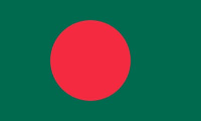 The flag of Bangladesh