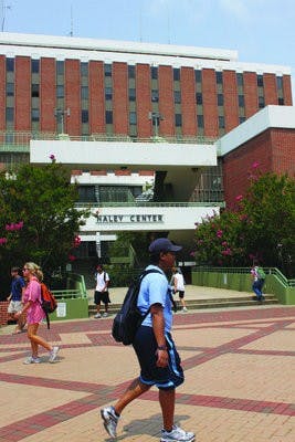 Auburn Students use the current central campus location, Haley Center, for a wide varitey of needs.(Alex Sager / PHOTO EDITOR)