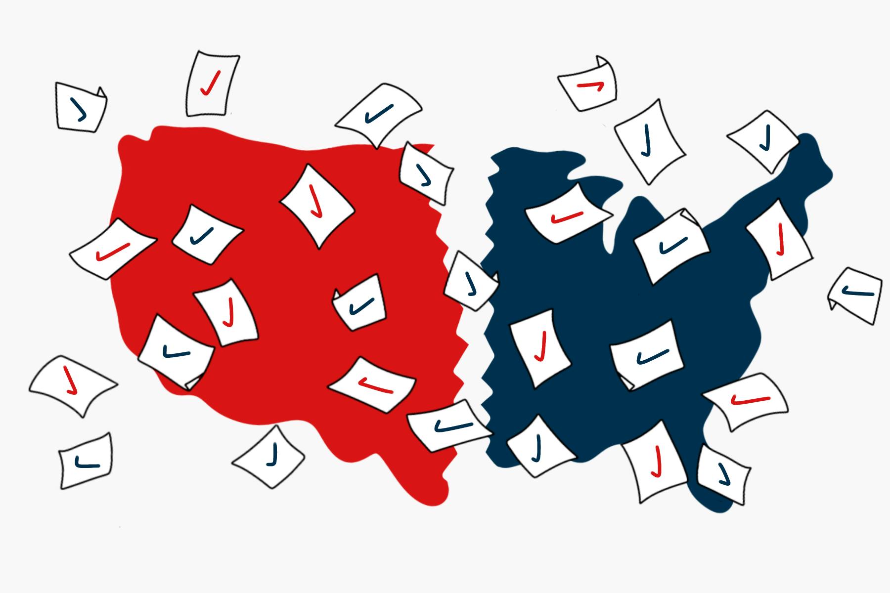 Election Results on Rural Communities Graphic