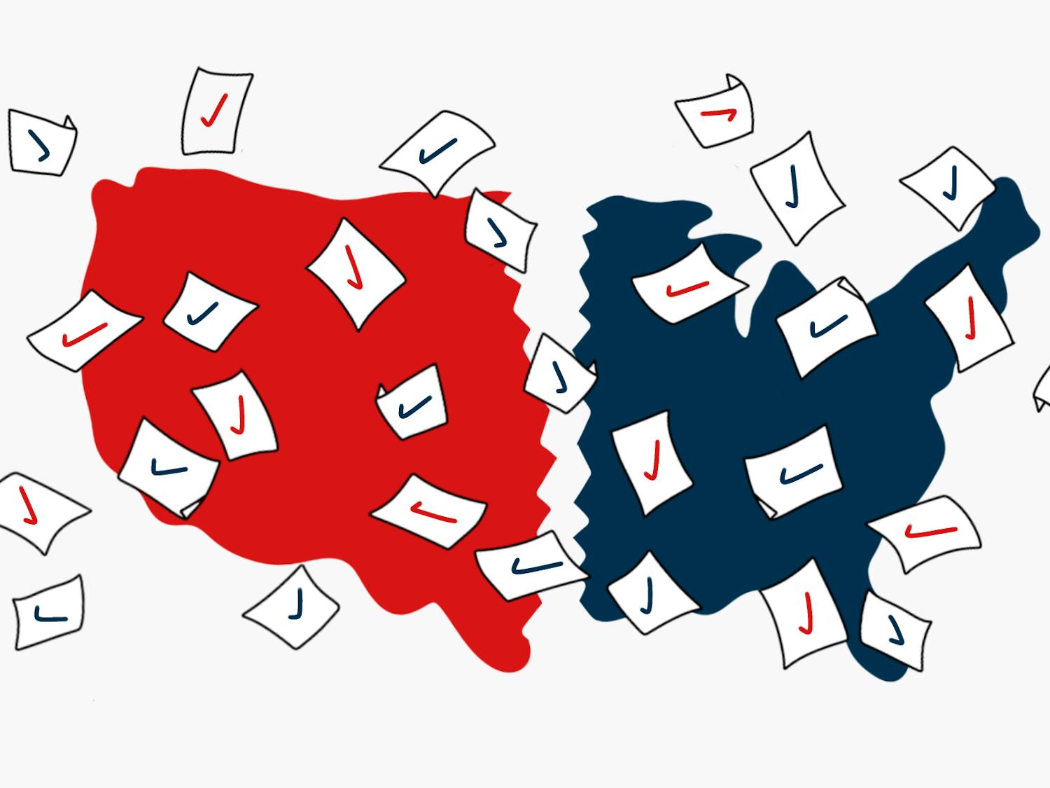 Election Results on Rural Communities Graphic