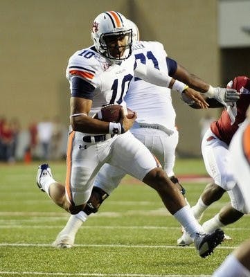 Coach Gene Chizik named Kiehl Frazier  the starting quarterback today.(Courtesy of Todd Van Emst)